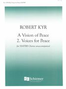A Vision Of Peace, Vol. 2 : For Baritone Solo & SSATBB Chorus Unaccompanied.