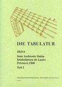 Intabulatura De Lauto (Petrucci, 1508), Vol. 1.