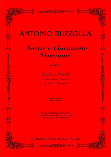 Ariette E Cantonette Veneziane, Volume 1 / Edited By Aldo Fiorentin.