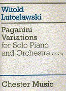 Paganini Variations : For Solo Piano and Orchestra.
