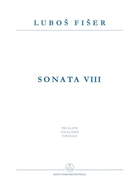 Sonata VIII : For Piano Solo (1995).