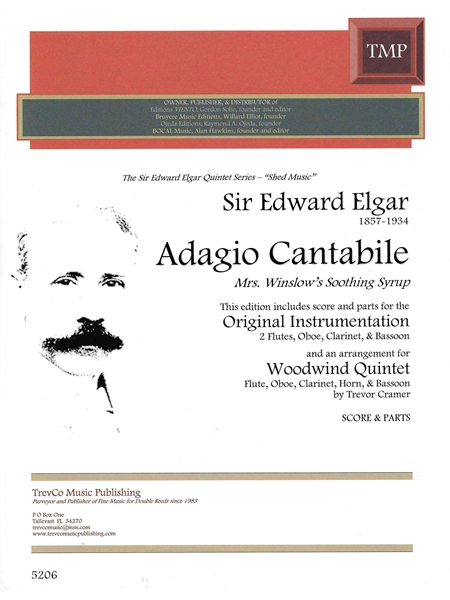 Adagio Cantabile : For 2 Flutes, Oboe, Clarinet and Bassoon / arranged by Trevor Cramer.