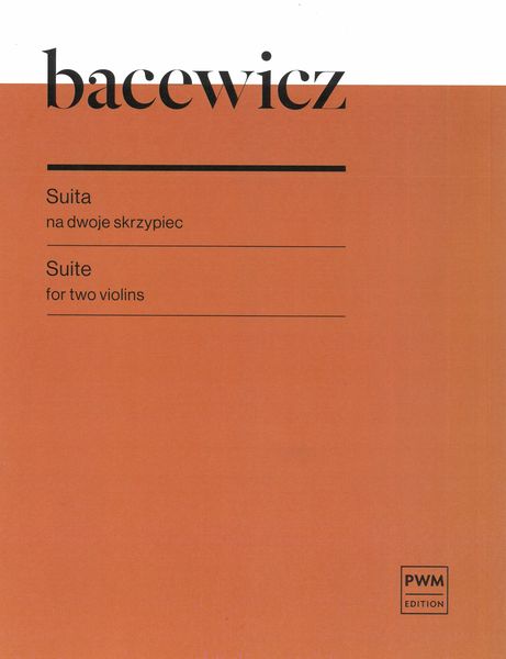 Suita : Per Due Violini.