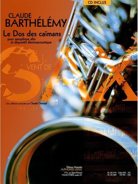 Dos Des Caimans : Pour Saxophone Alto Et Dispositif Electroacoustique (2000).