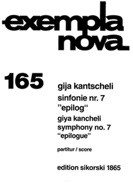 Symphony No. 7 Epilogue (1986).