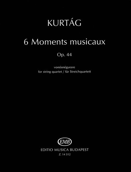 6 Moments Musicaux, Op. 44 : For String Quartet.