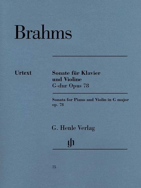 Sonata In G Major, Op. 78 : For Piano And Violin / Edited By Hans Otto Hiekel.