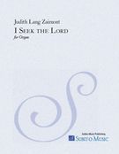 I Seek The Lord : For Organ.