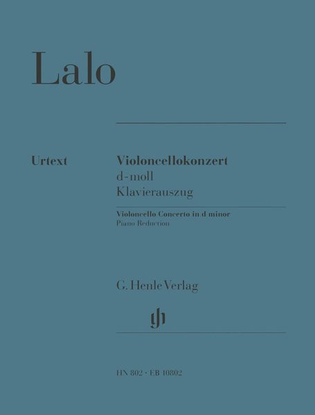 Violoncellokonzert D-Moll : Piano reduction / edited by Peter Jost.