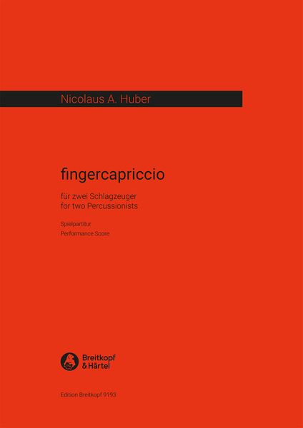 Fingercapriccio : Für Zwei Schlagzeuger (2007).