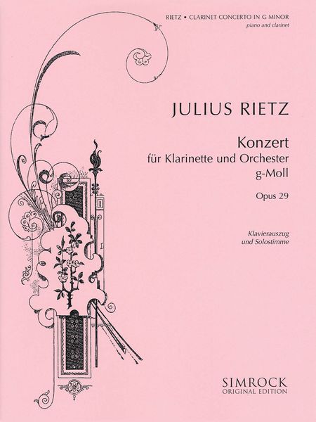 Konzert, Op. 29 : Für Klarinette und Orchester - Piano reduction.
