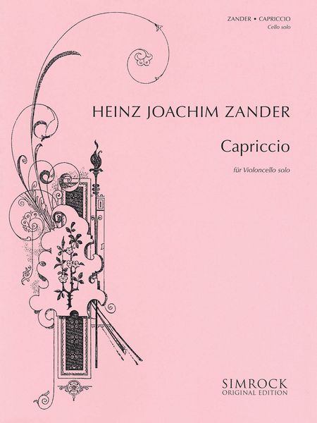 Capriccio : Für Violoncello Solo.
