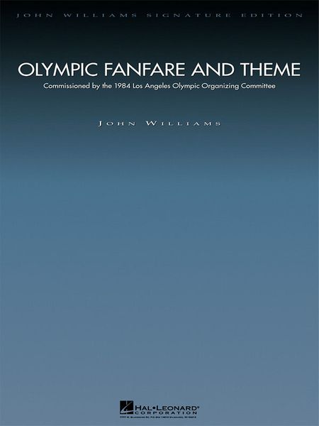 Olympic Fanfare and Theme : For Orchestra - Deluxe Score.