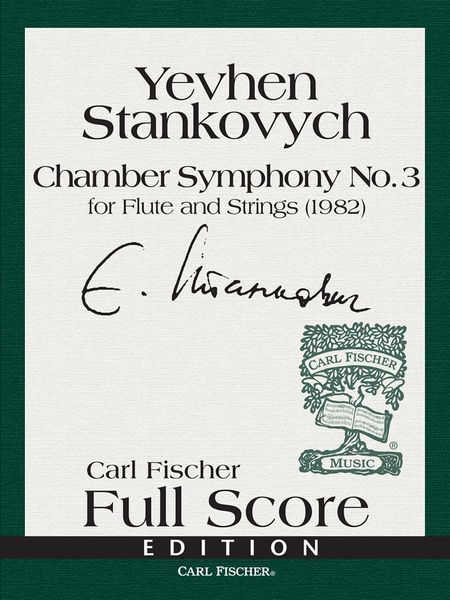 Chamber Symphony No. 3 : For Flute And Strings (1982).