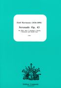 Serenade, Op. 43 : For Flute, Oboe, 2 Clarinets, 2 Horns, 2 Bassoons and Double Bass.