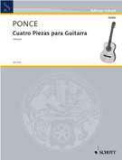 Cuatro Piezas Para Guitarra / edited by Miguel Alcazar.