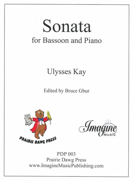 Sonata : For Bassoon and Piano / edited by Bruce Gbur.