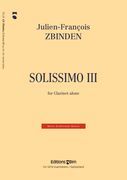 Solissimo III, Op.103 : For Clarinet Alone (2007).