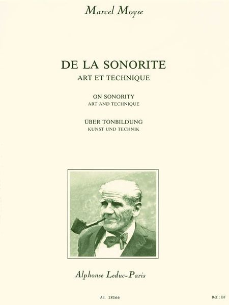 De la Sonorite, Art Et Technique.