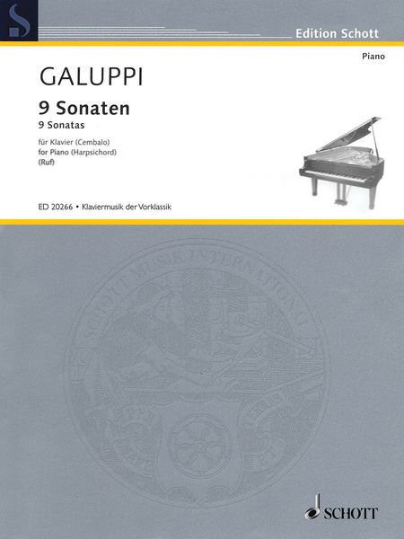 9 Sonatas For Piano (Harpsichord) / edited by Hugo Ruf.