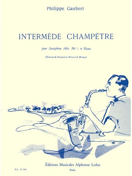 Intermede Champetre : For Alto Saxophone and Piano.
