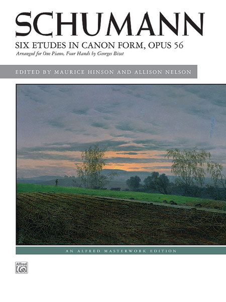 Six Etudes In Canon Form, Op. 56 : arranged For One Piano, Four Hands by Georges Bizet.