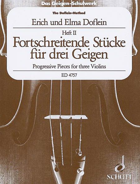 Progressive Studies and Pieces : For 3 Violins - Vol. 2.