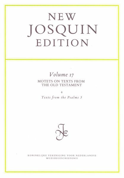 Motets On Texts From The Old Testament 4 : Texts From Psalms 3 / Edited By Eric Jas.