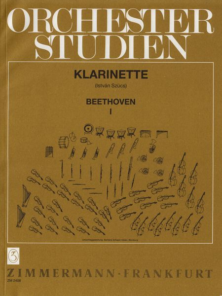 Orchesterstudien : For Clarinet / Symphonies (Ed. Szuecs).