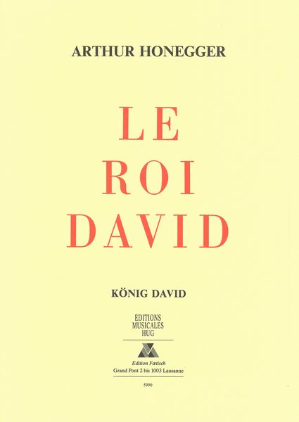 King David = le Roi David = König David (French/German).