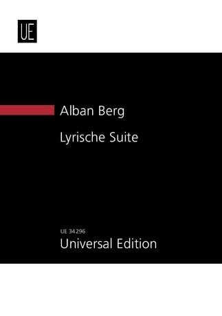 Lyrische Suite : Für Streichquartett (1926) / edited by George Perle.