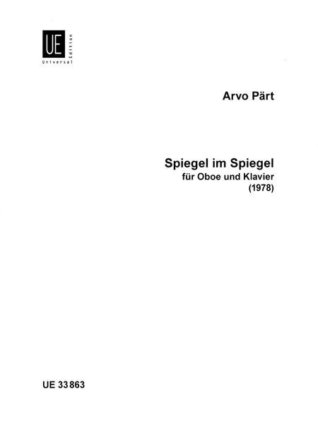 Spiegel Im Spiegel : Für Oboe und Klavier (1978).