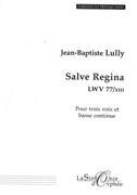 Salve Regina, Lwv 77/13 : Pour Trois Voix Et Basse Continue.