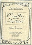 Minette Fontaine : Opera In Three Acts.