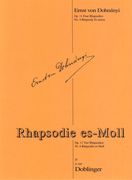 Rhapsodie Es-Moll, Op. 11/4 : Für Klavier.