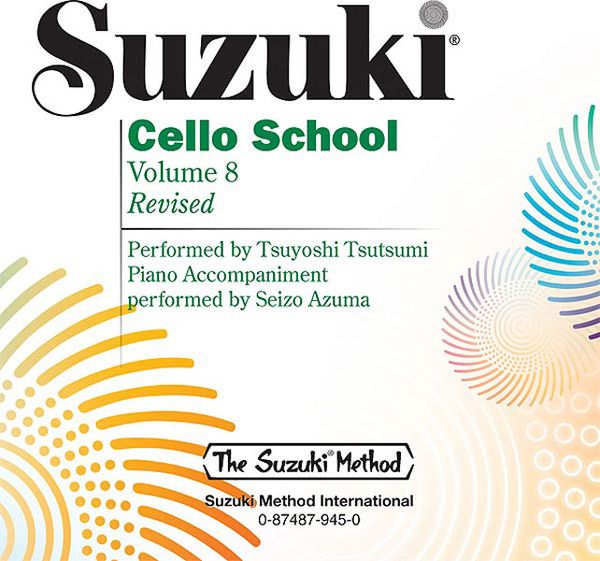 Suzuki Cello School, Vol. 8 : Compact Disc.