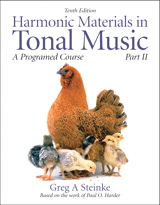 Harmonic Materials In Tonal Music, Part II / Tenth Edition.