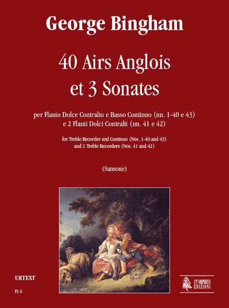 40 Airs Anglois Et 3 Sonates / Edited By Nicola Sansone.