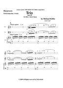 Trio, Op. 99 : For Flute, Viola and Harp (1988).