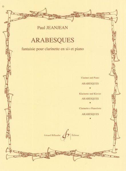 Arabesques: Clarinet Solo With Piano Accompaniment.