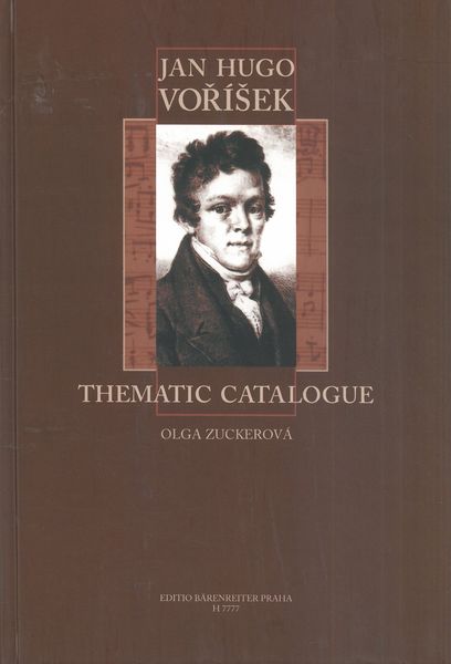 Jan Hugo Vorisek - Thematic Catalogue.