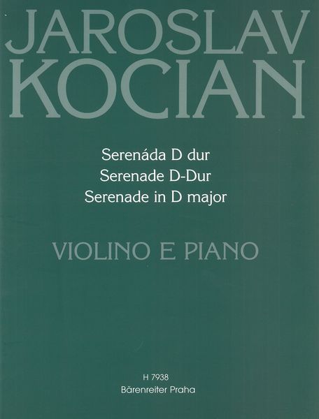 Serenade In D Major : For Violin & Piano.