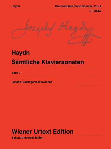 Sämtliche Klaviersonaten, Band 2 / edited by Christa Landon.