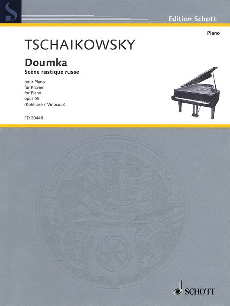 Dumka : Scene Rustique Russe Pour Piano, Op. 59 / edited by Thomas Kohlhase.