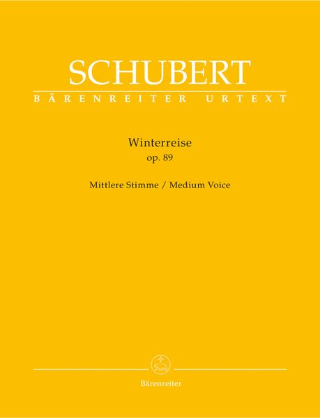 Winterreise, Op. 89 : For Medium Voice and Piano / edited by Walther Dürr.