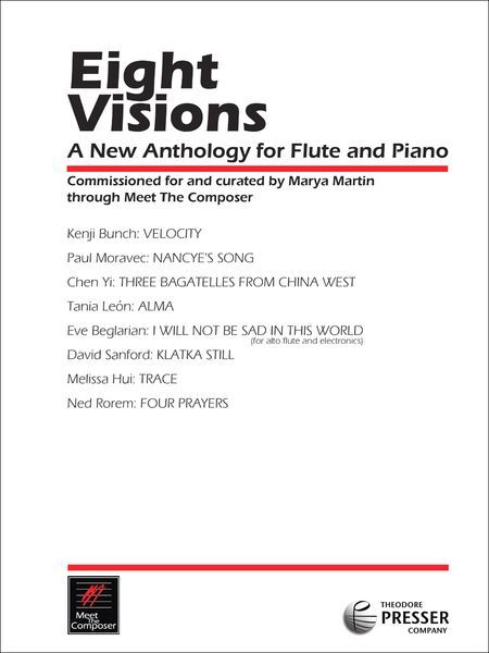 Eight Visions : A New Anthology For Flute And Piano.