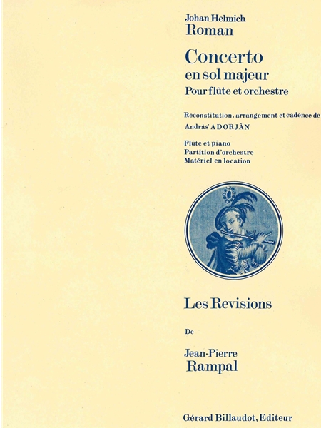 Concerto In G Major : For Flute & Piano.