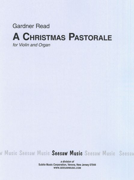 Christmas Pastorale : For Violin And Organ.