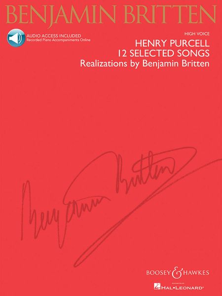 12 Selected Songs Of Henry Purcell : For High Voice / edited by Richard Walters.