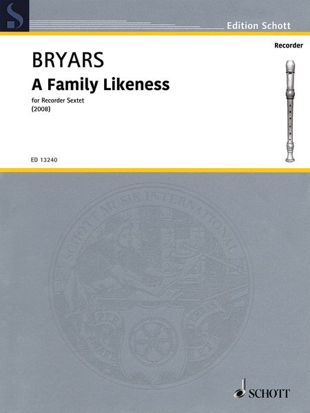 Family Likeness : For Recorder Sextet (2008).